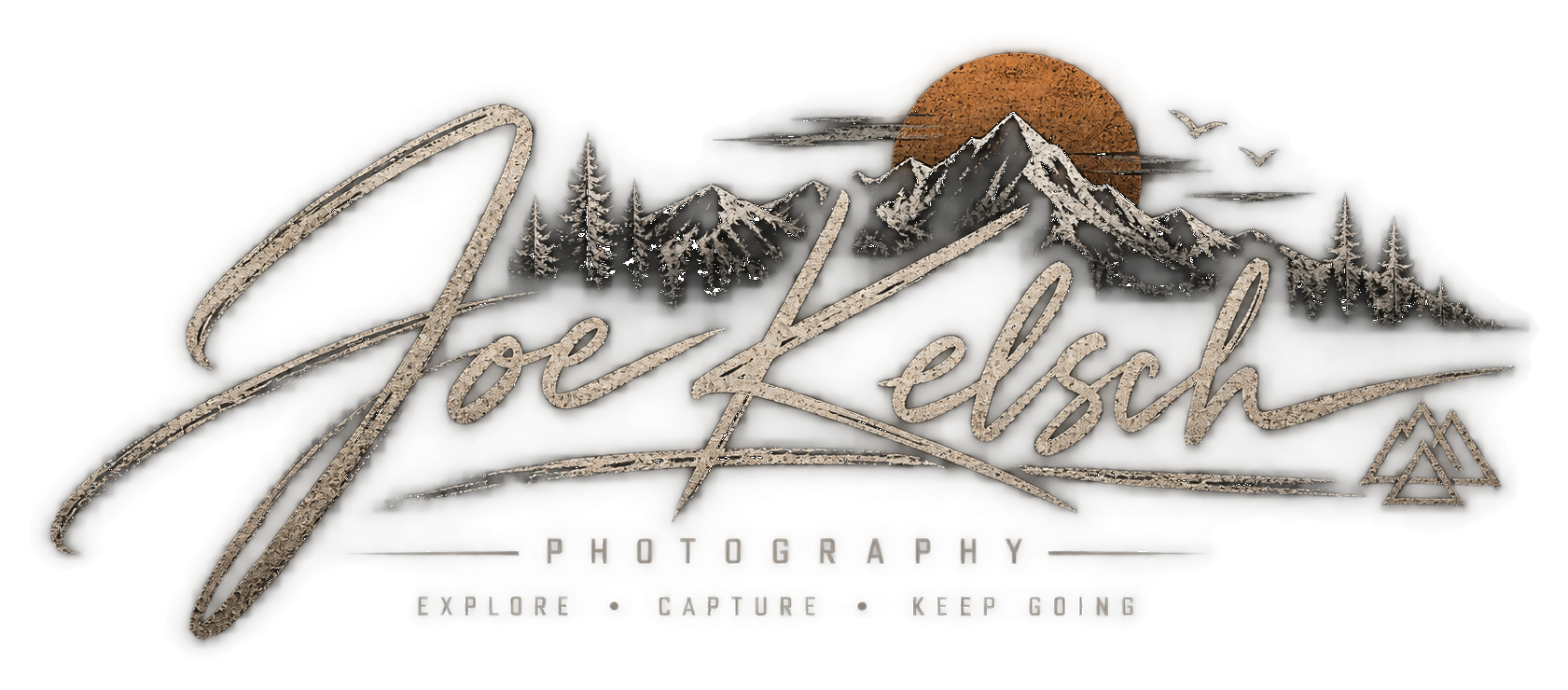 Joe Kelsch Photography mountain signature mark